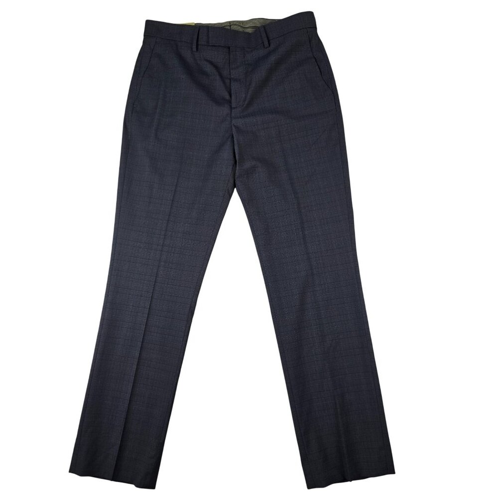 New Goodfellow & Co Men's Slim Chino Wool Blend Pants Navy Blue Voyage Size 32/3